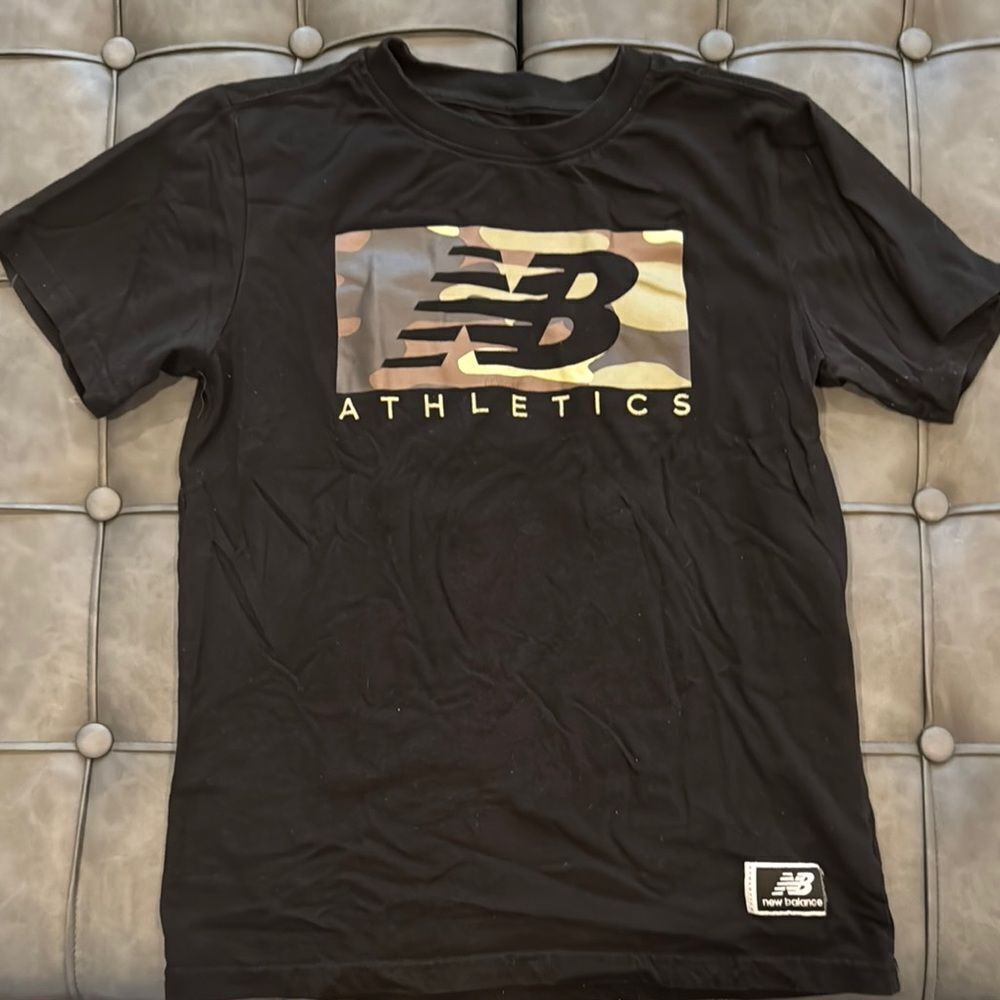New Balance Black Athletic T-Shirt